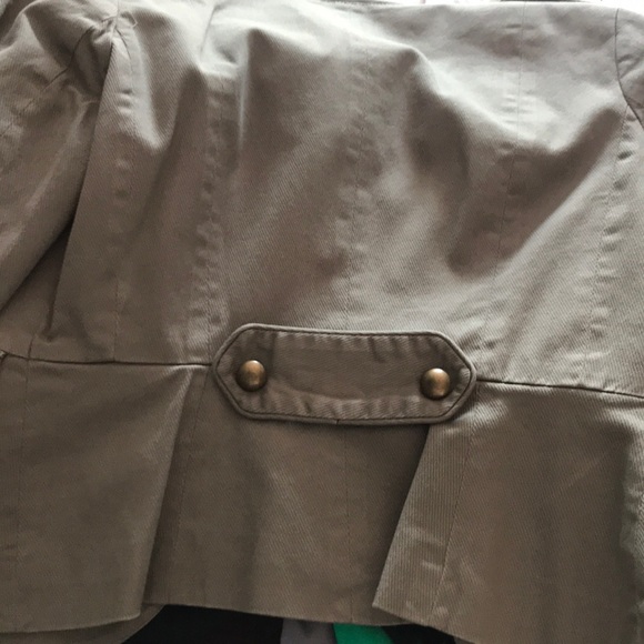 Sold: H&M olive green jacket, military style - Picture 3 of 4